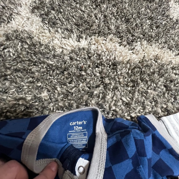 Carter’s 12 month short rompers pajamas set NWT - Picture 2 of 3